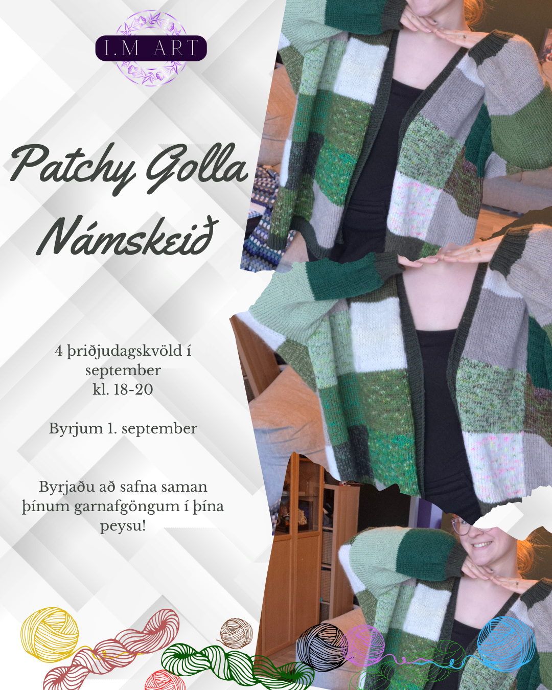 Patchy golla - Námskeið
