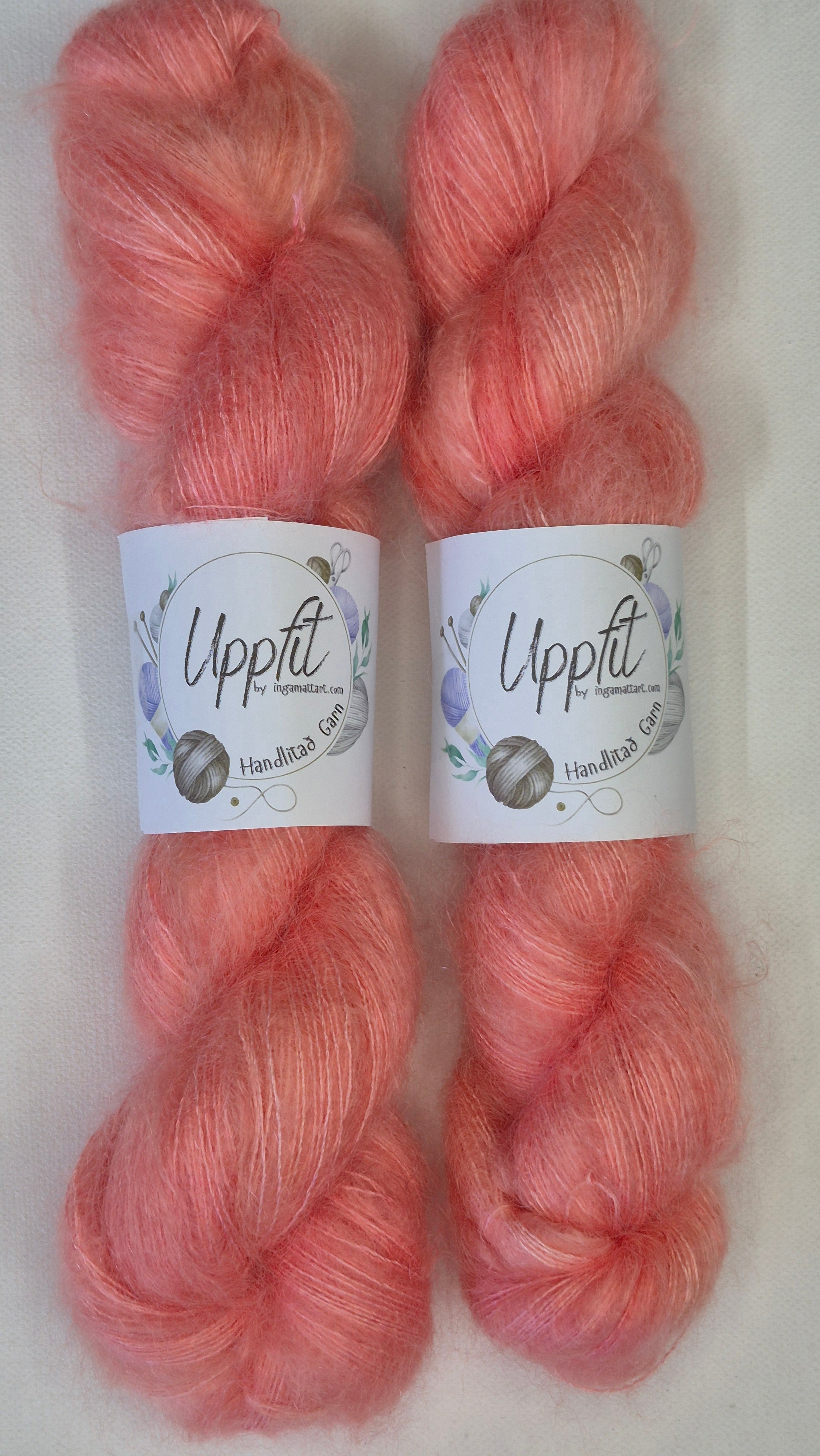 Ferskju Draumur - Mohair/Silk